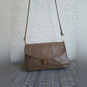 Tommy Hilfiger Brown Crossbody Bag – Gold Hardware